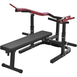 Weight Chest Press Bench - Weight Bench Press Machine 11 Adjustable Positions Flat Incline for Chest &amp; Arm Ab Workout; Home Gym Equipment Combined