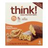 Think Thin's Creamy Peanut Butter High Protein Bars - Case of 6 - 5/2.1 OZ