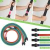 Bow Portable Home Gym with 4 Resistance Bands Fitness Equipment; Abdominal; Bicep Curls; Arms; Leg Muscle Training Kit; Travel; Outdoor; Full Body Wor