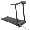 Multifunctional LCD Screen Foldable Treadmill - balck