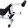 Weight Bench with Weight Rack, Barbell and Dumbbell Set 198.4lb