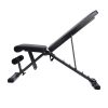 YSSOA Training Weight Bench; Adjustable Strength Training Bench for Full Body Workout Multi-Purpose Foldable incline/decline Bench; Black