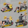 Weight Chest Press Bench - Weight Bench Press Machine 11 Adjustable Positions Flat Incline for Chest &amp; Arm Ab Workout; Home Gym Equipment Combined