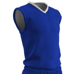 Champro Youth Clutch Basketball Jersey Royal White Large