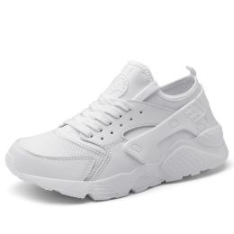 High Quality Unisex White Sneakers Breathable Men Mesh Spring New Cozy Tennis Lightweight Summer Casual Shoes Outdoor Flat Women (Color: White, size: 43)