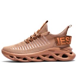 Women and Men Sneakers Breathable Running Shoes Outdoor Sport Fashion Comfortable Casual Couples Gym Mens Shoes Zapatos De Mujer (Color: 101 brown, size: 42)