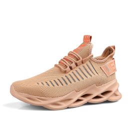 Women and Men Sneakers Breathable Running Shoes Outdoor Sport Fashion Comfortable Casual Couples Gym Mens Shoes Zapatos De Mujer (Color: 116 brown, size: 41)