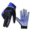 Cycling Gloves Touchscreen Bike Gloves 5MM Liquid Gel Pads Bicycle Gloves Shock-Absorbing Mountain Bike Gloves Men