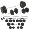 Barbell and Dumbbell Set 132.3 lb