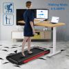 FYC 2 in 1 Under Desk Treadmill - 2.5 HP Folding Treadmill for Home;  Installation-Free Foldable Treadmill Compact Electric Running Machine;  Remote C